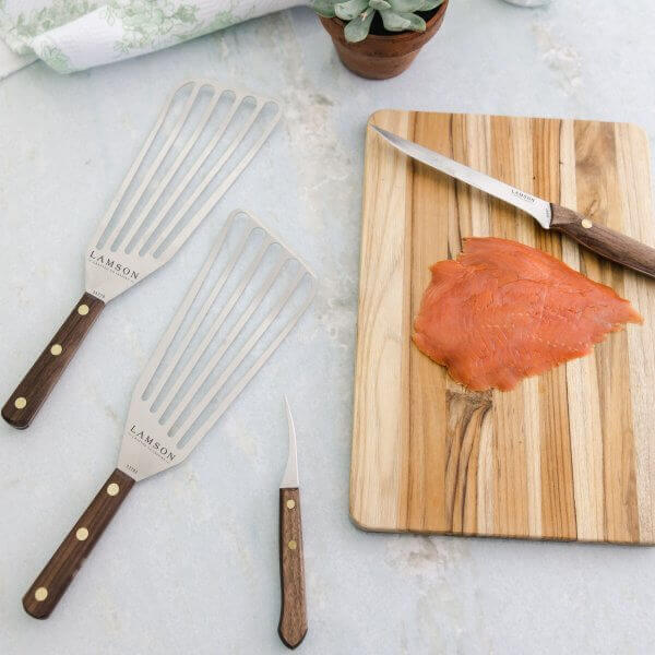 Shrimp Deveiner with other Lamson Walnut Tools
