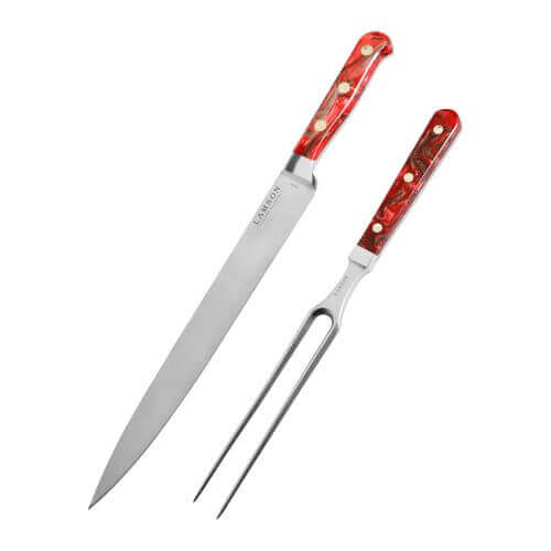 Premier Forged 2 Piece Carving Set, Fire