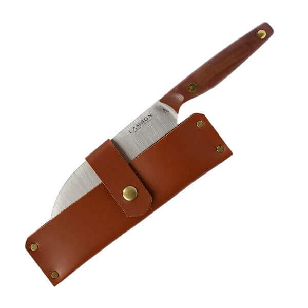 Leather Sheath with 8"Santoku Cleaver