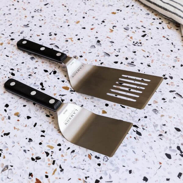 2.5" x 2.5" Turner and 3" x 5" Slotted Turner with Noir Handles