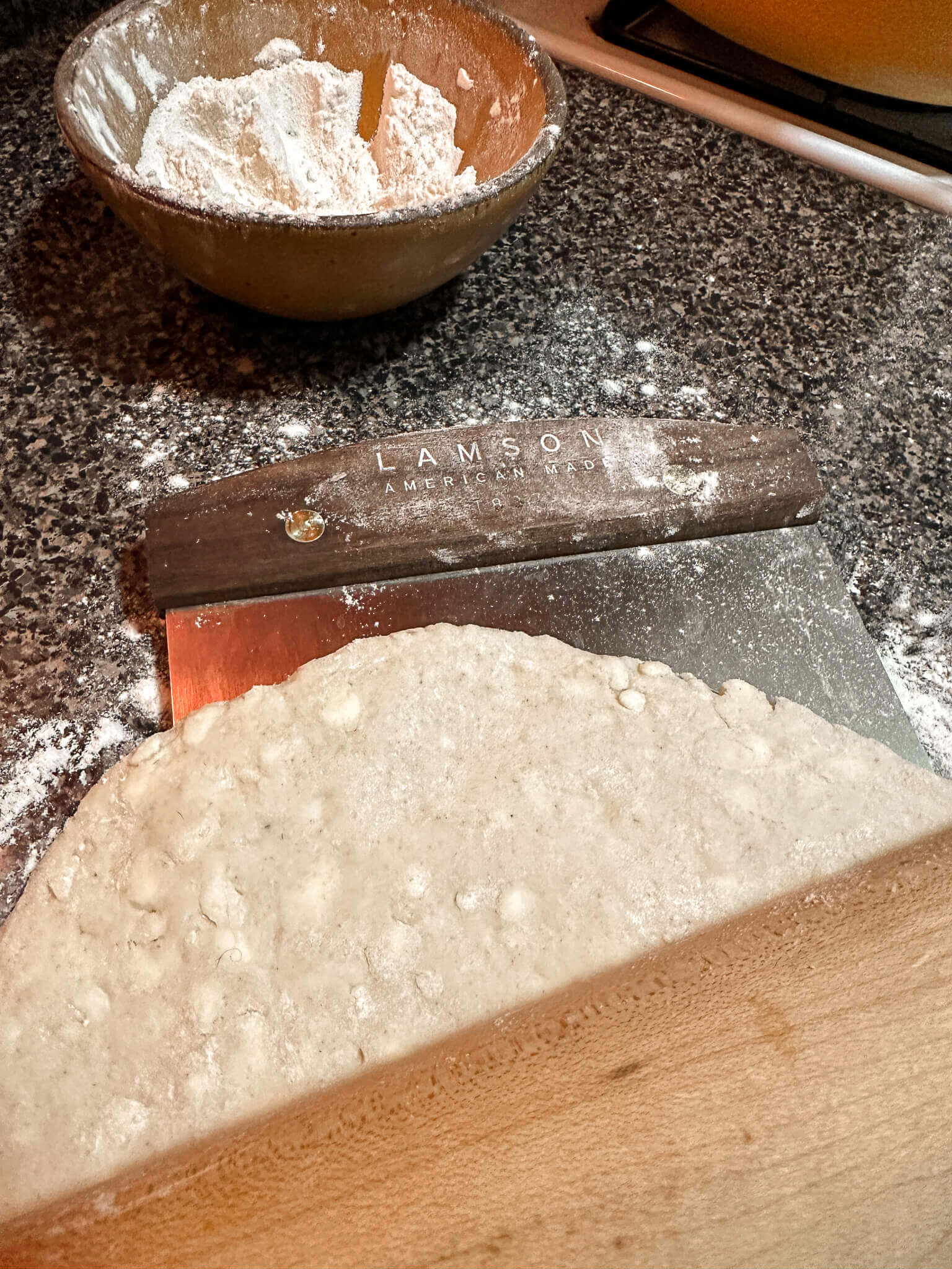 Pie Crust with Scrapper