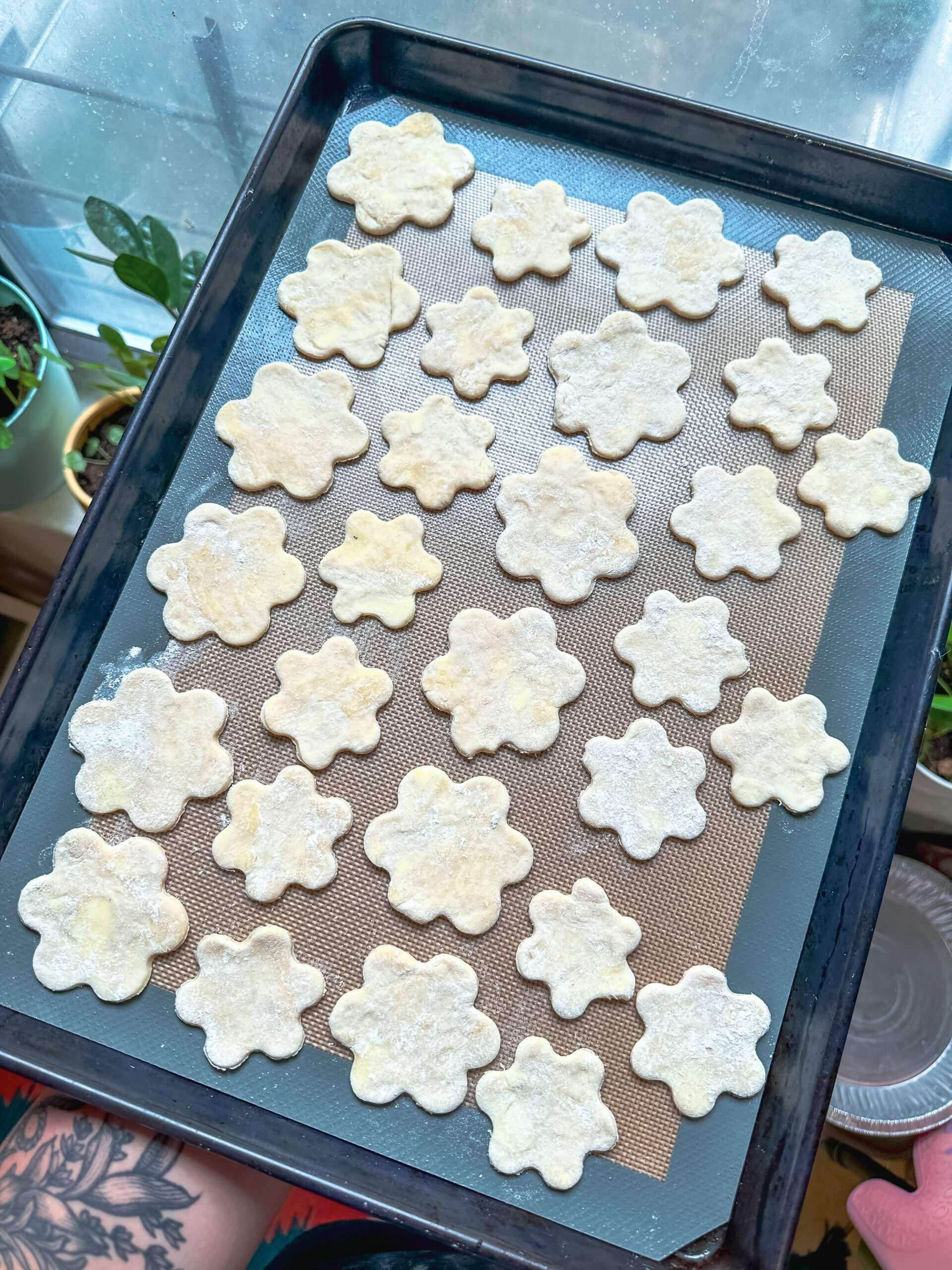 Pie Crust Flowers
