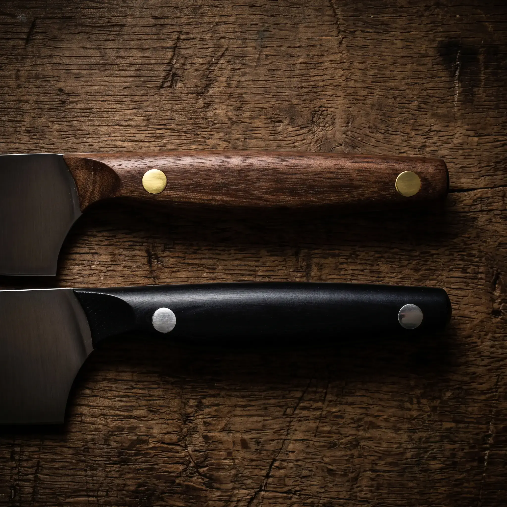 Vintage Handle Collection Options in Walnut or Midnight G-10.